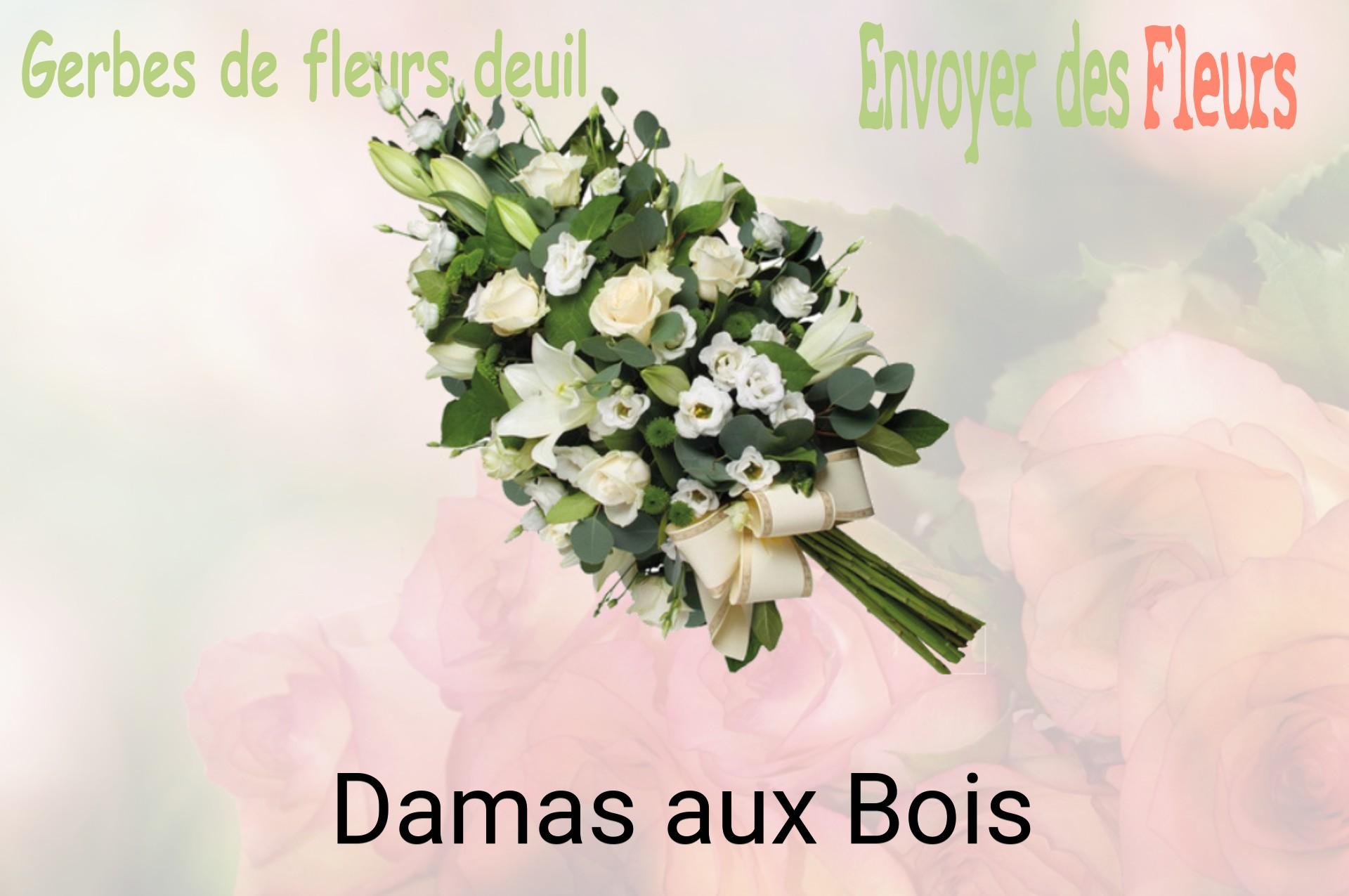 Gerbe de fleurs de deuil livrée à Damas-aux-Bois